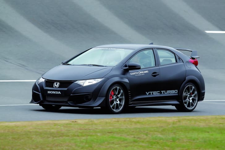 Honda Civic Type R prototype photo gallery
